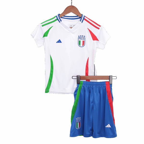 Kids Italy Away Full Jersey Kit Euro 2024 - Image 2