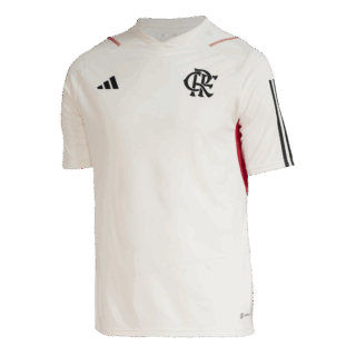 CR Flamengo Pre-Match Jersey White Replica 2023/24