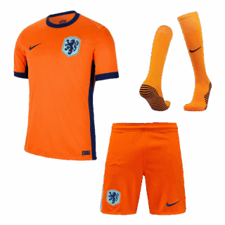 Netherlands Home Whole Kit(Jersey+Shorts+Socks) Euro 2024