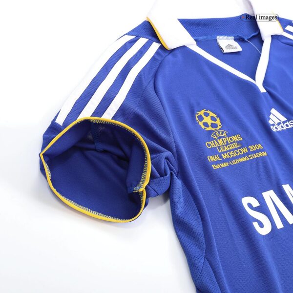 Retro Chelsea UCL Final Home Jersey 2008 - Image 9