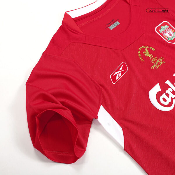 Retro Liverpool UCL Final Home Jersey 2005 - Image 9