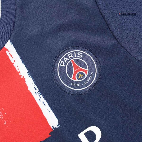 KVARATSKHELIA #7 Kids PSG Home Jersey Kit 2024/25 - Image 10