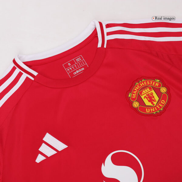 Manchester United Home Long Sleeve Jersey 2024/25 - Image 9
