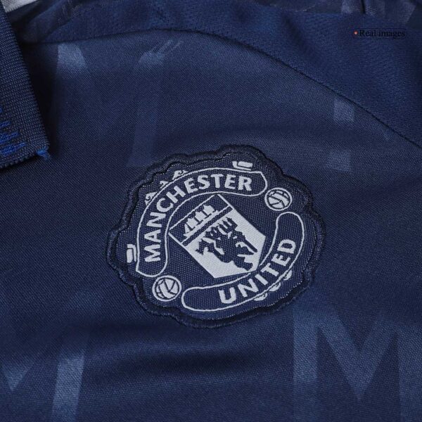 Kids Manchester United Away Kit Jersey+Shorts 2024/25 - Image 9
