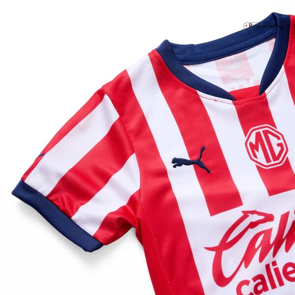 Kids Chivas Home Kit(Jersey+Shorts) 2024/25 - Image 11