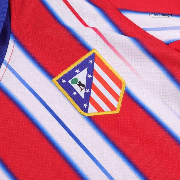 Kids Atletico Madrid Home Jersey Kit 2024/25 - Image 8