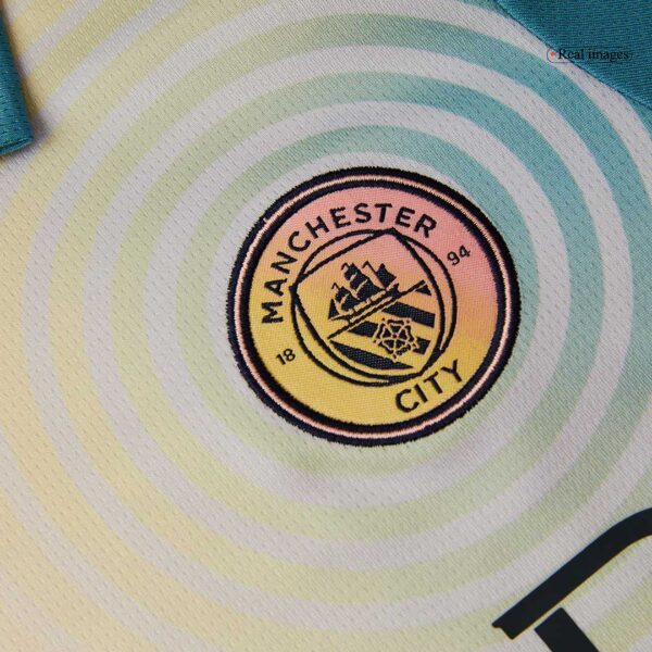 Kids Manchester City Fourth Jersey Kit 2024/25 - Image 9