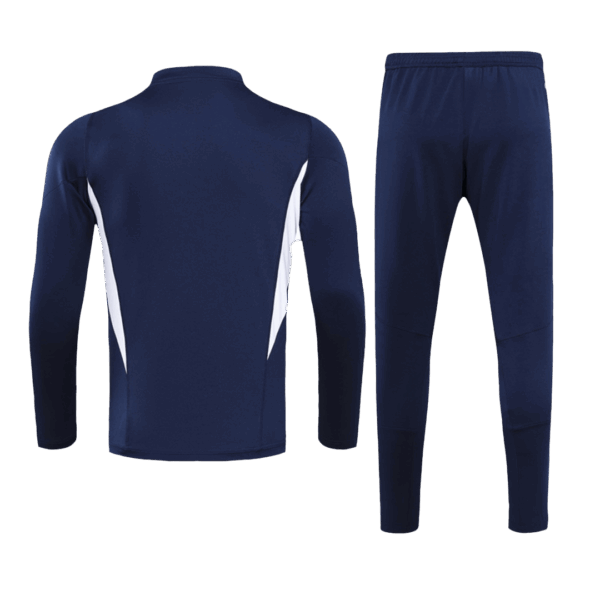 Kids Italy Zipper Sweatshirt Kit(Top+Pants) Navy 2023/24 - Image 2