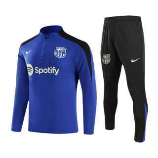 Barcelona Zipper Sweat Kit(Top+Pants) Blue 2024/25