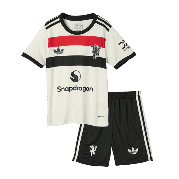 [Super Replica] Kids Manchester United Third Full Kit 2024/25 - Image 2