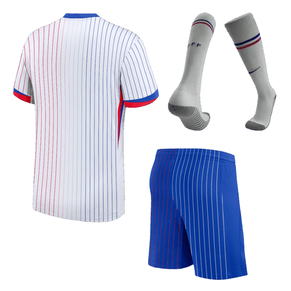 [Super Replica] France Away Whole Kit(Jersey+Shorts+Socks) Euro 2024 - Image 2