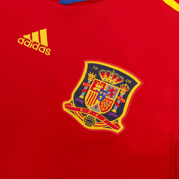 DAVID VILLA #7 Retro Spain Home Jersey 2010 - Image 4