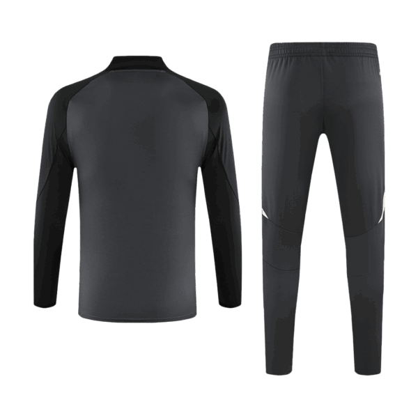 Manchester United 1/2 Zipper Sweat Kit(Top+Pants) Black 2024/25 - Image 2
