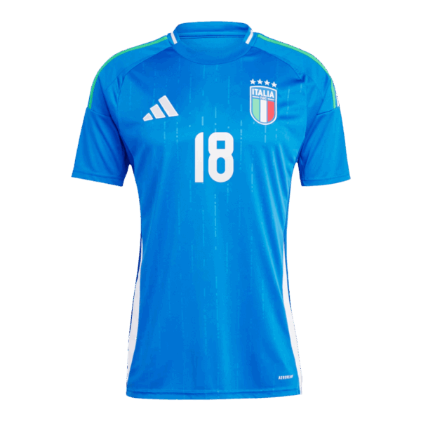 [Super Replica] BARELLA #18 Italy Home Jersey Euro 2024 - Image 2