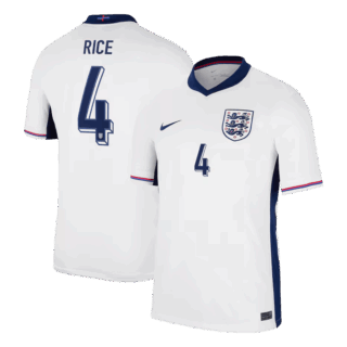 [Super Replica] RICE #4 England Home Jersey Euro 2024