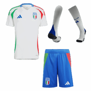 [Super Replica] Italy Away Whole Kit(Jersey+Shorts+Socks) Euro 2024