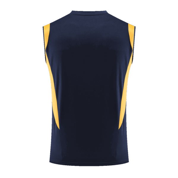 Real Madrid Sleeveless Training Kit (Top+Shorts) Navy 2023/24 - Image 5