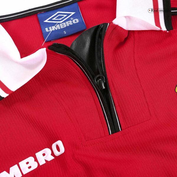 Manchester United Retro Jersey Home Long Sleeve 1998/00 - Image 10