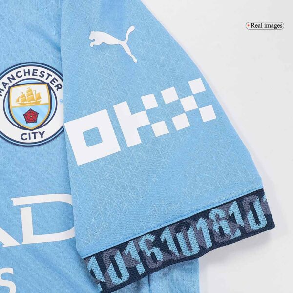 Manchester City Home Match Jersey 2024/25 - Image 9