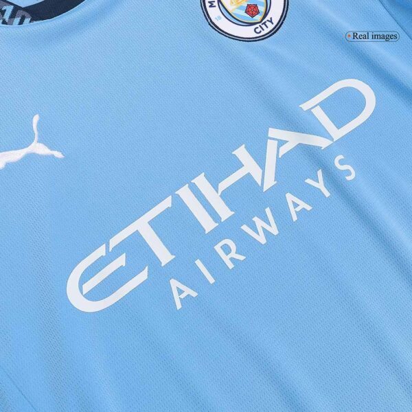 [Super Replica] Manchester City Home (Jersey+Shorts) Kit 2024/25 - Image 7