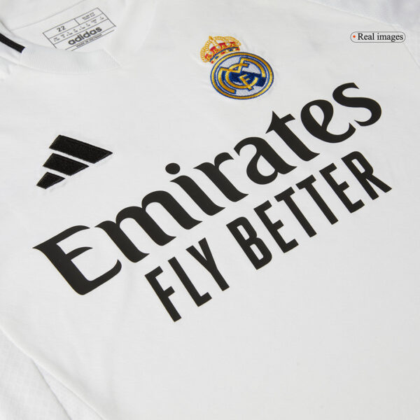 Kids Real Madrid Home Kit(Jersey+Shorts) 2024/25 - Image 11