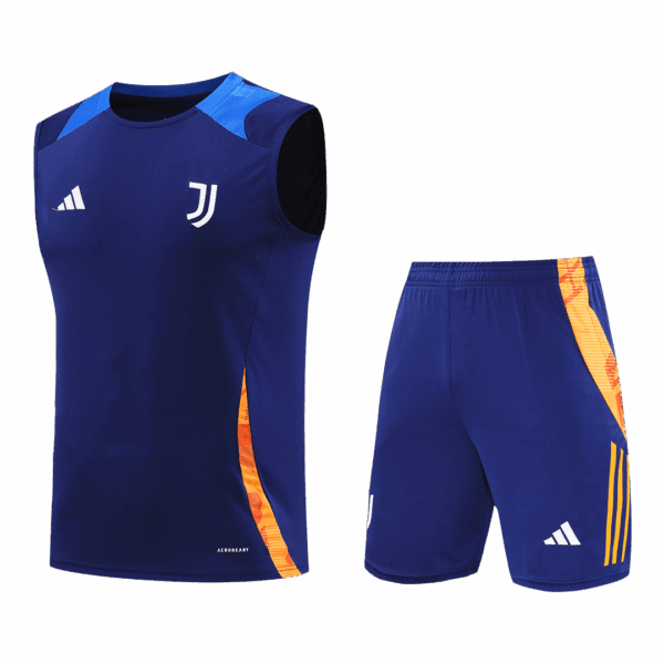 Juventus Pre-Match Vest Kit(Jersey+Shorts) 2024/25 - Image 3