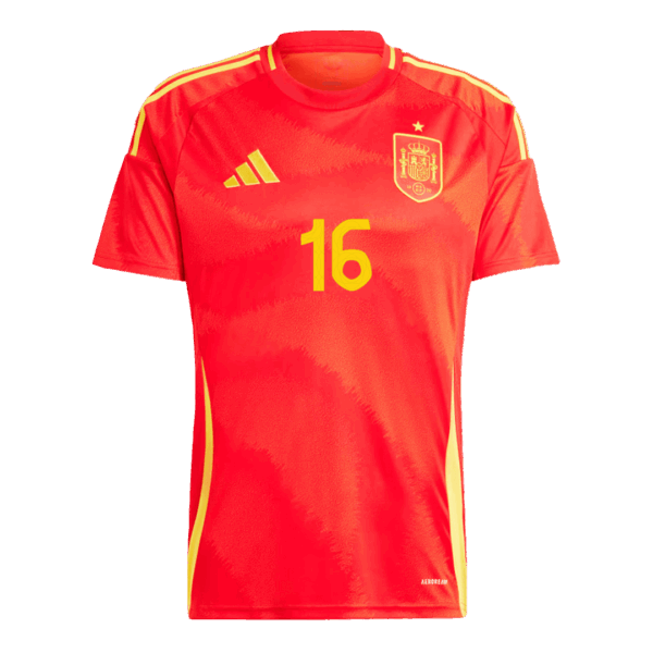 [Supre Replica] RODRIGO #16 Spain Home Jersey Euro 2024 - Image 3