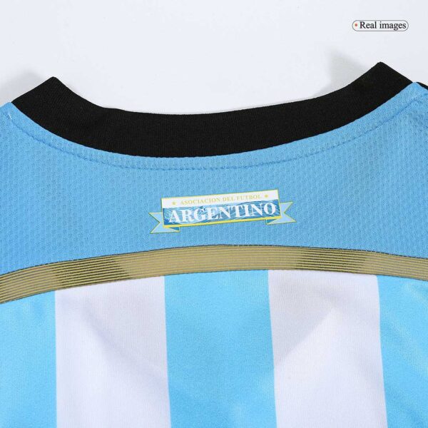 Messi #10 Argentina Retro Home Jersey 2014/15 - Image 11