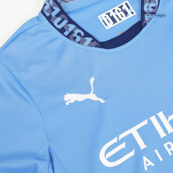 Kids Manchester City Home Jersey Kit 2024/25 - Image 12