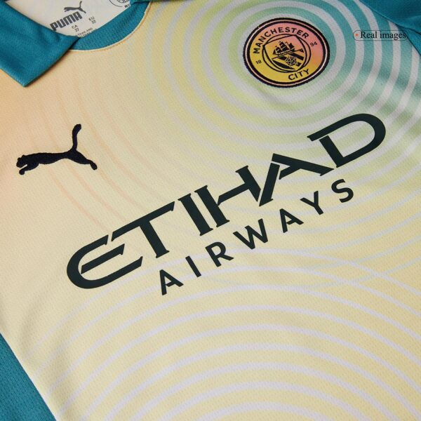 Kids Manchester City Fourth Jersey Kit 2024/25 - Image 11