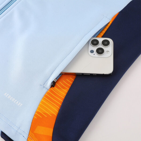 Kids Real Madrid Training Kit (Jacket+Pants) 2024/25 - Image 9