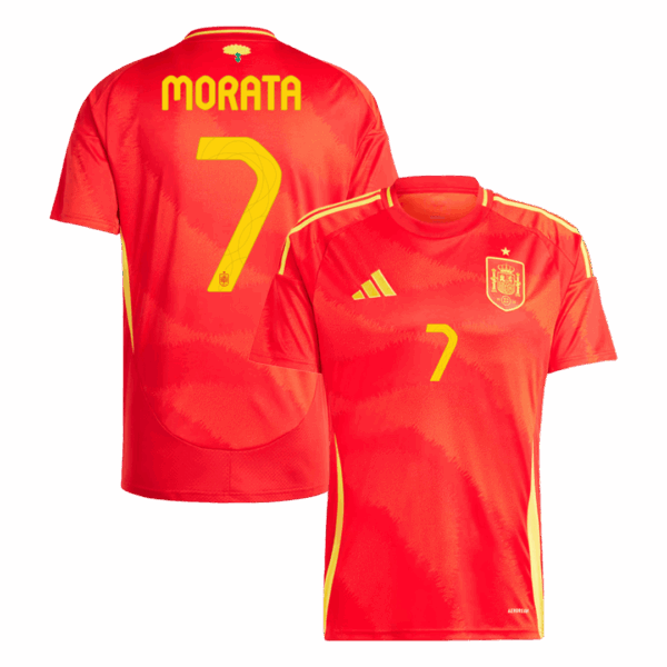 [Super Replica] MORATA #7 Spain Home Jersey Euro 2024 - Image 2