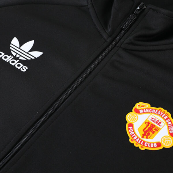 Manchester United Training Kit (Jacket+Pants) Black Replica 2022/23 - Image 11