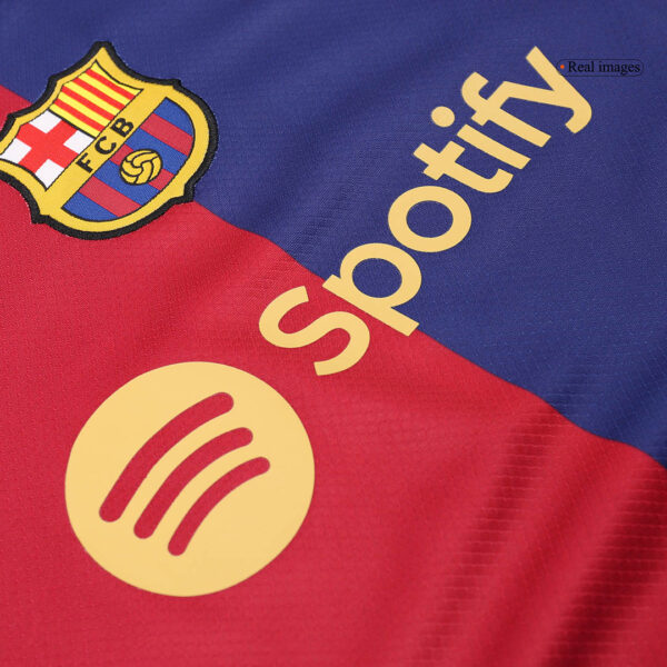 Kids Barcelona Home Full Kit(Jersey+Shorts+Socks) 2024/25 - Image 11