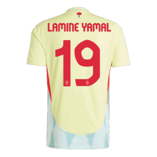 LAMINE YAMAL #19 Spain Away Jersey Euro 2024