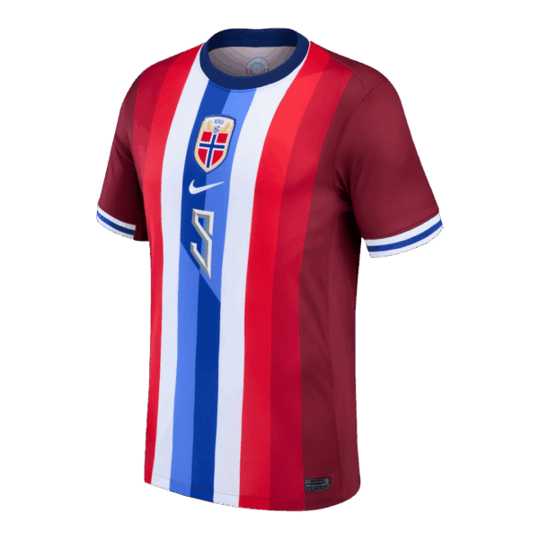 HAALAND #9 Norway Home Jersey 2024 - Image 3