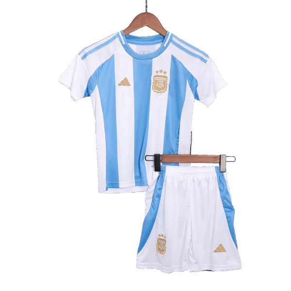 Kids Argentina Home Full Jersey Kit Copa America 2024 - Image 2