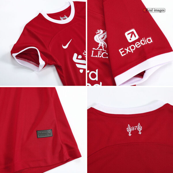 Kids Liverpool Home Jersey Kit 2023/24 - Image 14