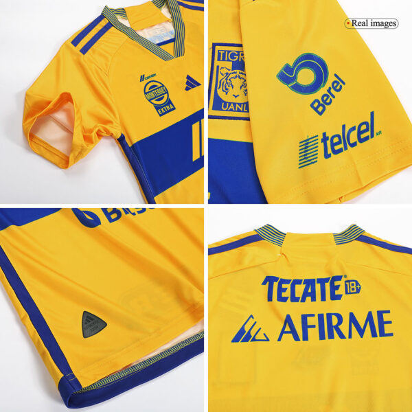 Kids Tigres UANL Home Kit Jersey+Short 2023/24 - Image 14