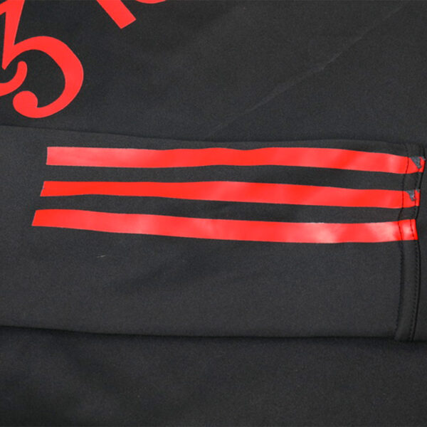 Kids Manchester United Zipper Sweatshirt Kit(Top+Pants) Black 2023/24 - Image 10