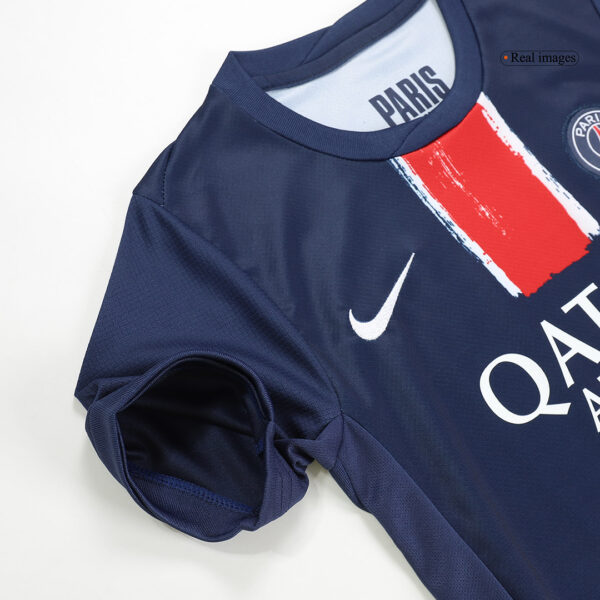 KVARATSKHELIA #7 Kids PSG Home Jersey Kit 2024/25 - Image 13
