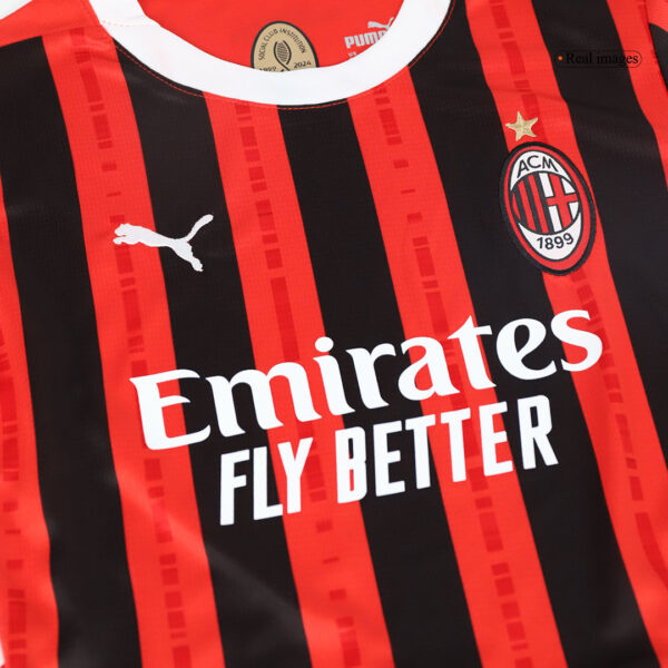 Kids AC Milan Home Jersey Kit 2024/25 - Image 12