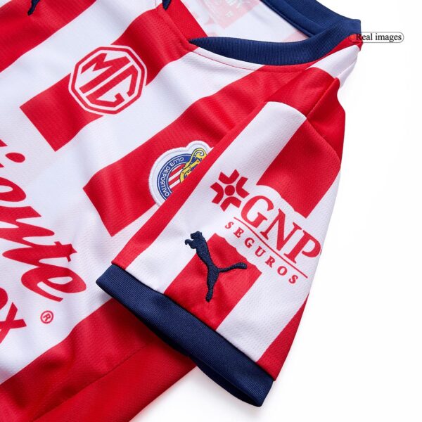 Kids Chivas Home Kit(Jersey+Shorts) 2024/25 - Image 14