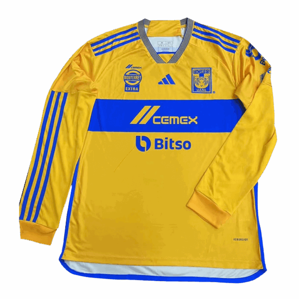Tigres UANL Home Long Sleeve Jersey 2023/24