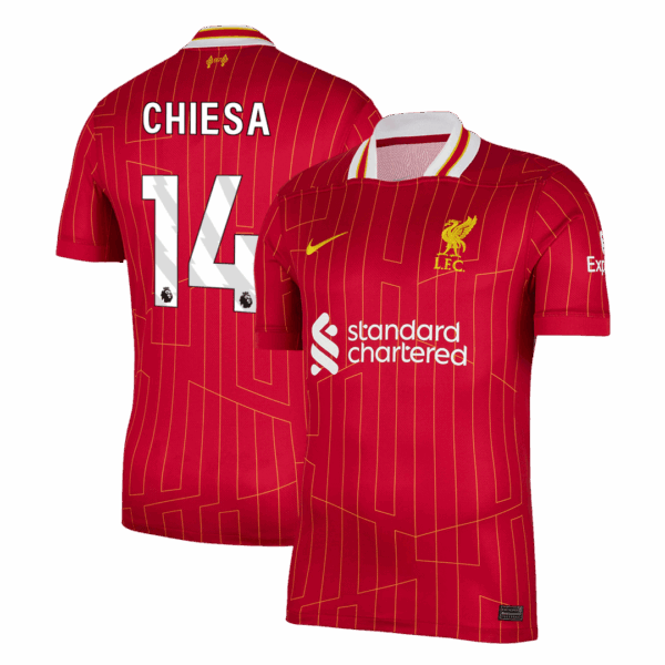 [Super Replica] CHIESA #14 Liverpool Home Jersey 2024/25