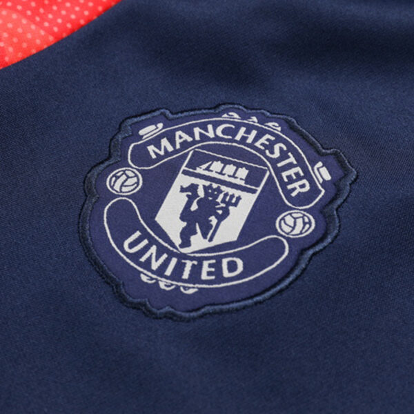 Manchester United 1/2 Zipper Sweat Kit(Top+Pants) Red 2024/25 - Image 17