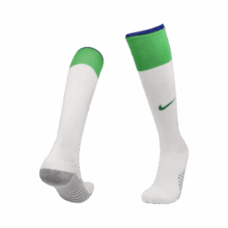 Brazil Kids Soccer Socks Home Replica World Cup 2022