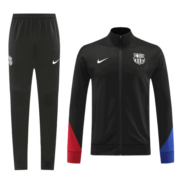 Barcelona Training Jacket Kit (Jacket+Pants) Black 2024/25