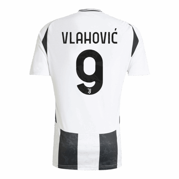 VLAHOVIC #9 Juventus Home Save The Children Jersey 2024/25 - Image 3