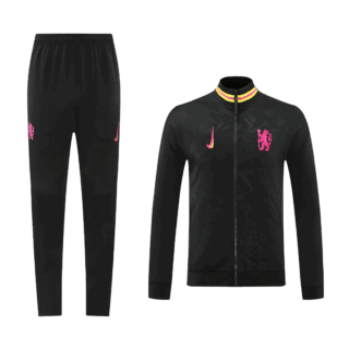 Chelsea Full Zipper Training Kit (Jacket+Pants) Black 2024/25